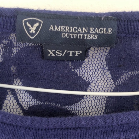 AEO Floral Lace Sweater - Picture 4 of 5